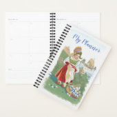 ヴィンテージオランダガールオリジナルのアートワーク プランナー手帳 (ディスプレー)