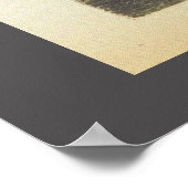 ヴィンテージオランダキャッスルブックページイラストレーション ポスター (角)