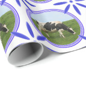 ヴィンテージオランダタイルデルフトウェアカウホランド ラッピングペーパー (ロールコーナー)