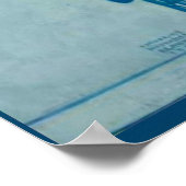 ヴィンテージオランダデザイン, 1905ガール編み物,猫 ポスター (角)