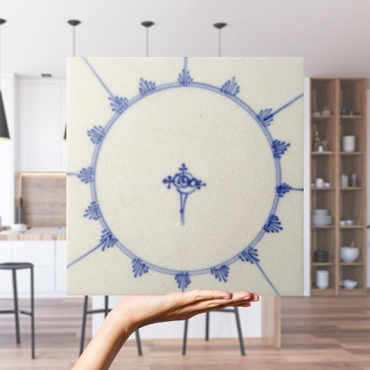 ヴィンテージオランダブルーとホワイトオランダデルフトタイル タイル