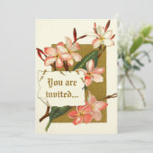 ヴィンテージオランダー花結婚式招待状 招待状 (スタンド正面)