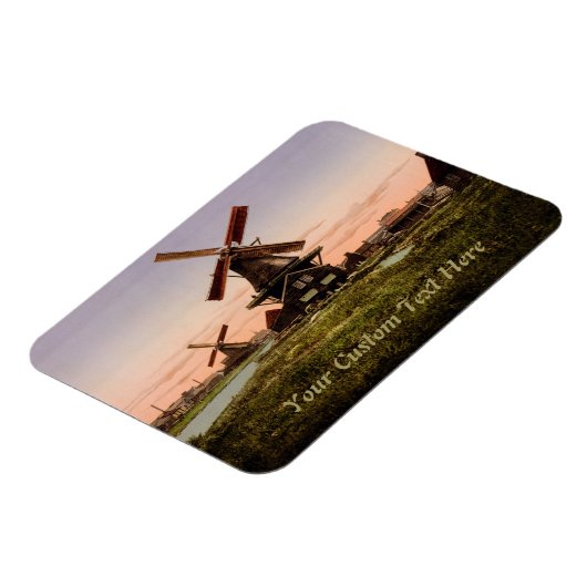 ヴィンテージオランダ風車磁石 マグネット (左側)