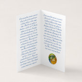 ヴィンテージオリエンクラシックタル陰陽ドラゴンタイガーアート 名刺 (内部)