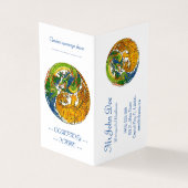 ヴィンテージオリエンクラシックタル陰陽ドラゴンタイガーアート 名刺 (外部)