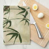 ヴィンテージオリエンタルバンブ1 キッチンタオル (四つ折り)
