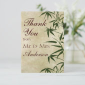 ヴィンテージオリエンタルバンブ1 サンキューカード (スタンド正面)