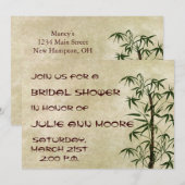 ヴィンテージオリエンタルバンブ1 招待状 (正面/裏面)