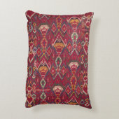 ヴィンテージオリエンタルペルシアウズベキスタンスブハライカット アクセントクッション (裏面(縦))