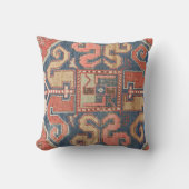 ヴィンテージオリエンタルペルシアスタイルラグ クッション (正面)