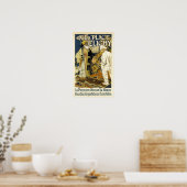 ヴィンテージオリエンタルラグ広告 ポスター (キッチン)