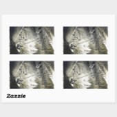 ヴィンテージオリジナルエイリアン侵入シール 長方形シール (シート)