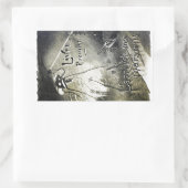 ヴィンテージオリジナルエイリアン侵入シール 長方形シール (バッグ)