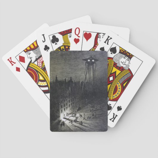 ヴィンテージオリジナルエイリアン侵攻世界大戦 トランプ (裏面)