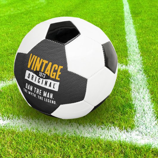 ヴィンテージオリジナルブラックレザー誕生年 サッカーボール
