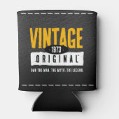 ヴィンテージオリジナルブラックレザー誕生年 缶クーラー (裏面)