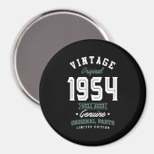 ヴィンテージオリジナル1954高齢 マグネット (正面/裏面)