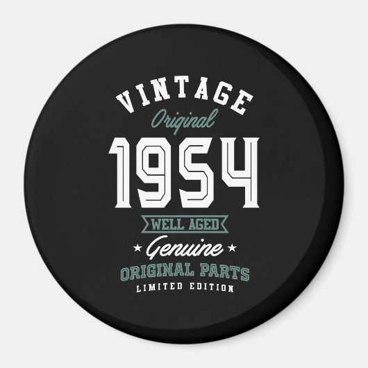 ヴィンテージオリジナル1954高齢 マグネット (正面)