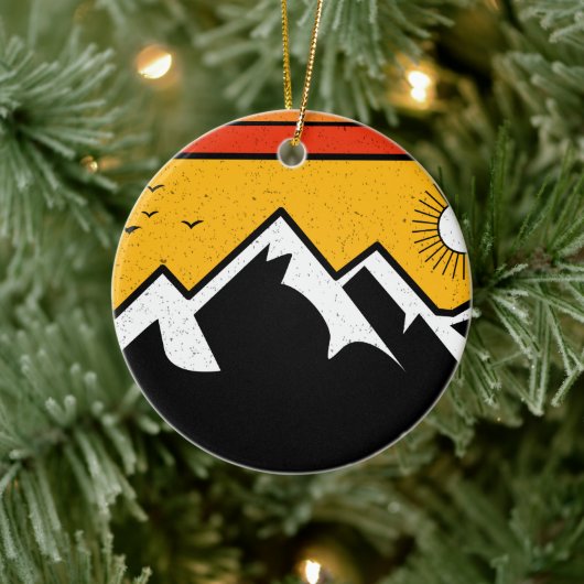 ヴィンテージオリンピックナショナルパークワシントン土産 セラミックオーナメント (ツリー)
