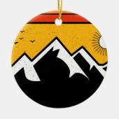 ヴィンテージオリンピックナショナルパークワシントン土産 セラミックオーナメント (正面)