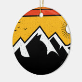 ヴィンテージオリンピックナショナルパークワシントン土産 セラミックオーナメント (左)