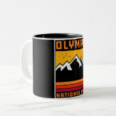ヴィンテージオリンピック国立公園ワシントン記念物 ツートーンマグカップ (正面左)