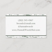 ヴィンテージオリーブグリーンハリウッドヒルズトワール 名刺 (裏面)