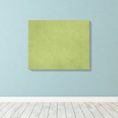 ヴィンテージオリーブグリーン紙パーチメント背景 キャンバスプリント (インサイチュ (ウッドフロア))