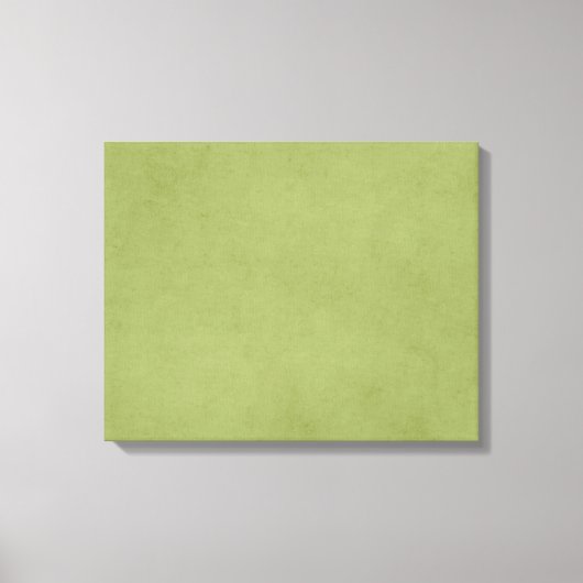 ヴィンテージオリーブグリーン紙パーチメント背景 キャンバスプリント (正面)