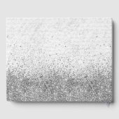 ヴィンテージオリーブセージ銀色バタフライキンセアニラ ゲストブック (裏面)