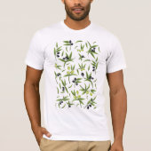 ヴィンテージオリーブ柄 Tシャツ (正面)