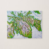 ヴィンテージオルクニー諸島の地図 ジグソーパズル (横)