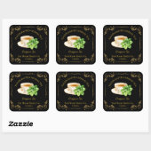 ヴィンテージオレガノティースクエアラベル スクエアシール (シート)