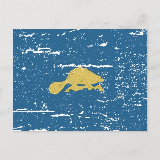 ヴィンテージオレゴン州旗 ポストカード (正面)