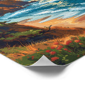 ヴィンテージオレゴン旅行ポスター ポスター (角)