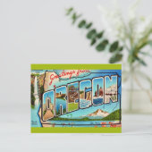 ヴィンテージオレゴン グリーティング ポストカード (スタンド正面)