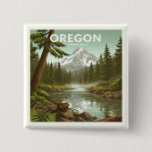ヴィンテージオレゴン 缶バッジ (正面)