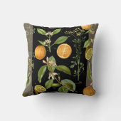 ヴィンテージオレンジとレモンのアクセント付 クッション (裏面)