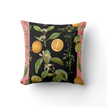 ヴィンテージオレンジとレモンのアクセント