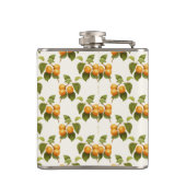 ヴィンテージオレンジアプリコッツウォーターカラースケッチ フラスク (裏面)