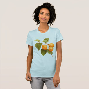ヴィンテージオレンジアプリコッツウォーターカラースケッチ Tシャツ