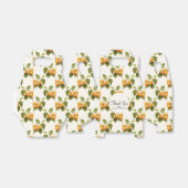 ヴィンテージオレンジアプリコット水彩模様 フェイバーボックス (折り畳みなし)