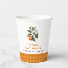 ヴィンテージオレンジジンガム柑橘系ベビーシャワー