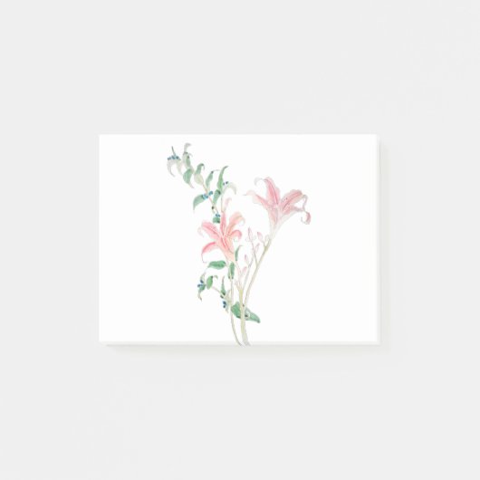 ヴィンテージオレンジデイリーインク水彩色 ポストイット (正面)