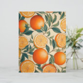 ヴィンテージオレンジパターン固定紙 (スタンド正面)