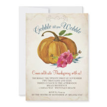 ヴィンテージオレンジパンプキン感謝祭ファミリーディナー