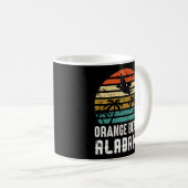 ヴィンテージオレンジビーチアラバマファミリーバケーションスーヴ コーヒーマグカップ (正面右)