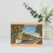 ヴィンテージオレンジブロッサムスペシャルトレインFLポストカード ポストカード (スタンド正面)