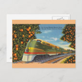 ヴィンテージオレンジブロッサムスペシャルトレインFLポストカード ポストカード (正面/裏面)