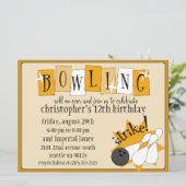 ヴィンテージオレンジ全レトロボーリングパーティー 招待状 (スタンド正面)